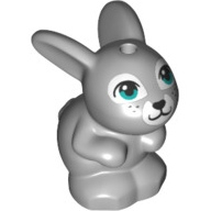 Lego králík, světle modro šedá (6331493)